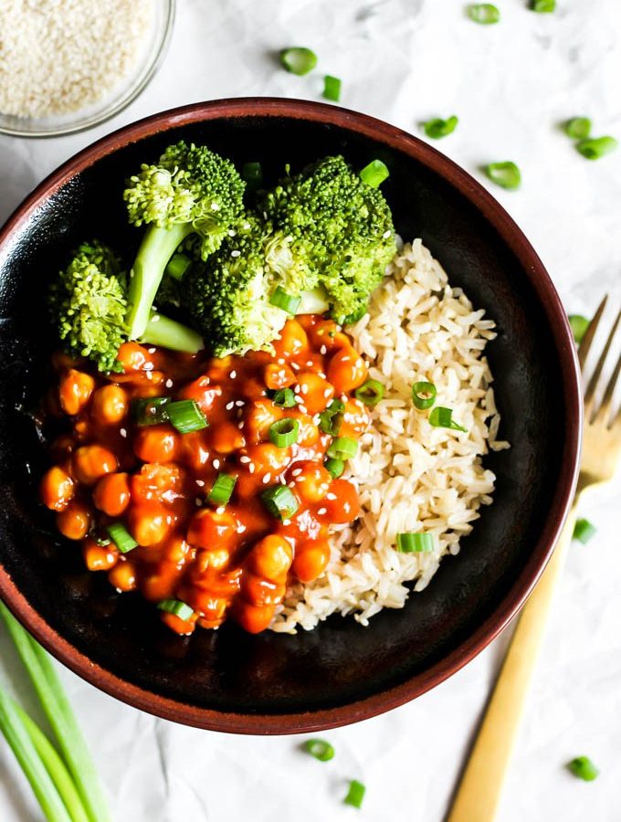 Sweet and Sour Chickpeas