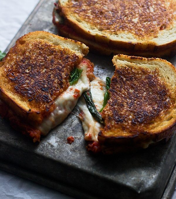 Pizza Margherita Grilled Cheese - Sodium Optional